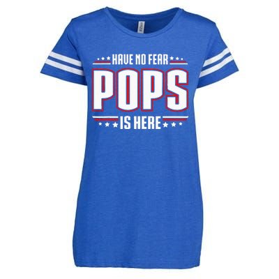 Have No Fear Pops Is Here Enza Ladies Jersey Football T-Shirt