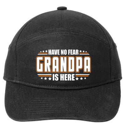 Have No Fear Grandpa Is Here 7-Panel Snapback Hat