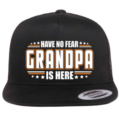Have No Fear Grandpa Is Here Flatbill Hat