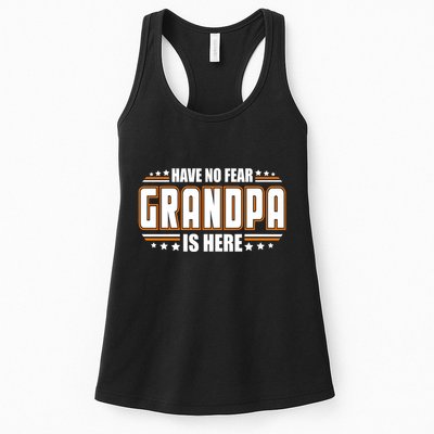 Have No Fear Grandpa Is Here Womens Tank Top
