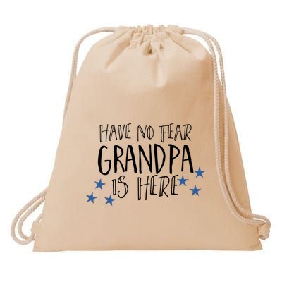 Have No Fear Grandpa Is Here Drawstring Bag