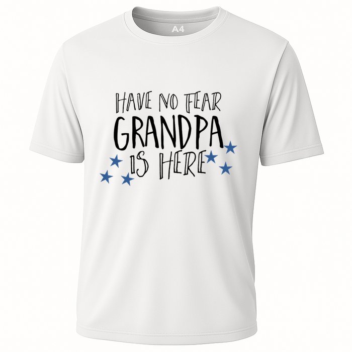 Have No Fear Grandpa Is Here Cooling Performance Crew T-Shirt