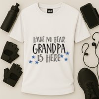 Have No Fear Grandpa Is Here Cooling Performance Crew T-Shirt