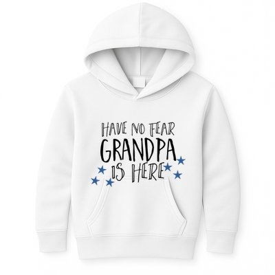 Have No Fear Grandpa Is Here Kids Hoodie