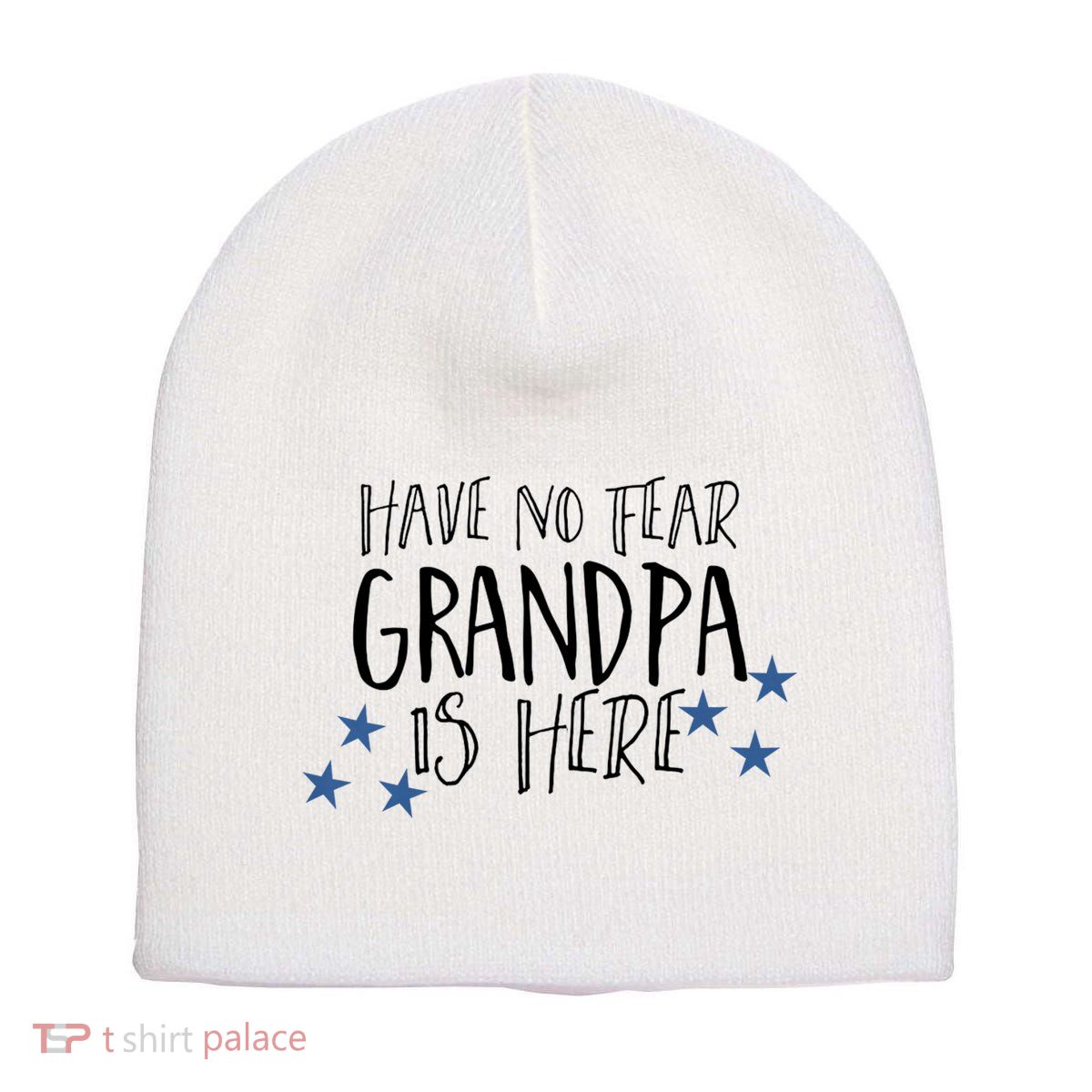 Have No Fear Grandpa Is Here Short Acrylic Beanie