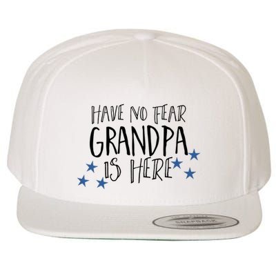 Have No Fear Grandpa Is Here Wool Snapback Cap