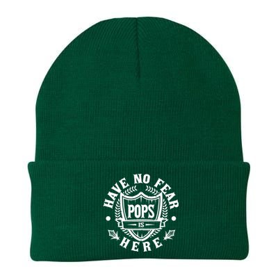 Have No Fear Pops Is Here Knit Cap Winter Beanie