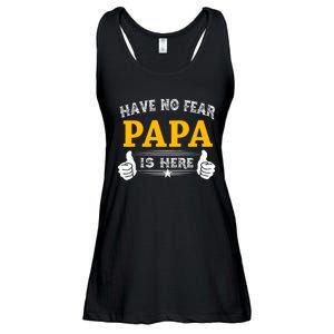 Have No Fear Papa Is Here Ladies Essential Flowy Tank