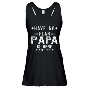 Have No Fear Papa Is Here Ladies Essential Flowy Tank