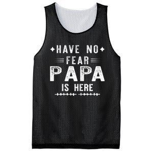 Have No Fear Papa Is Here Mesh Reversible Basketball Jersey Tank