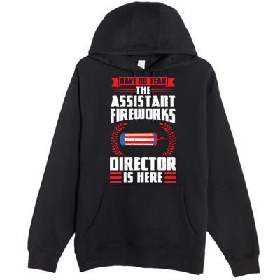 Have No Fear The Assistant Fireworks Director Firework Usa Funny Gift Premium Pullover Hoodie