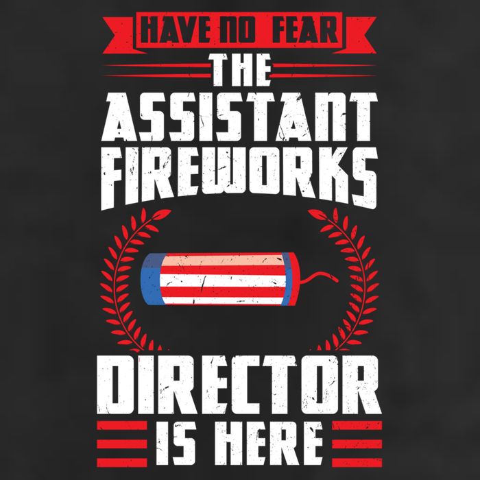 Have No Fear The Assistant Fireworks Director Firework Usa Funny Gift Golf Towel