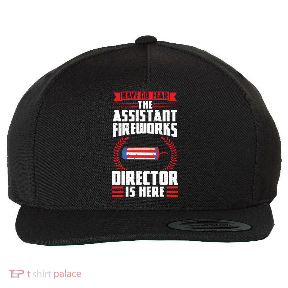 Have No Fear The Assistant Fireworks Director Firework Usa Funny Gift Wool Snapback Cap