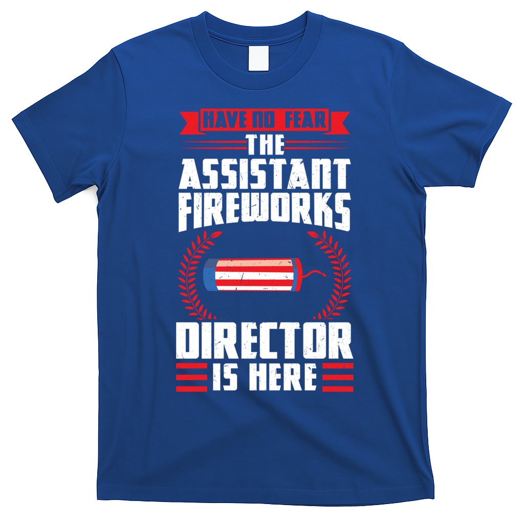 Have No Fear The Assistant Fireworks Director Firework Usa Funny Gift T-Shirt