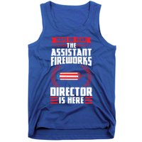 Have No Fear The Assistant Fireworks Director Firework Usa Funny Gift Tank Top