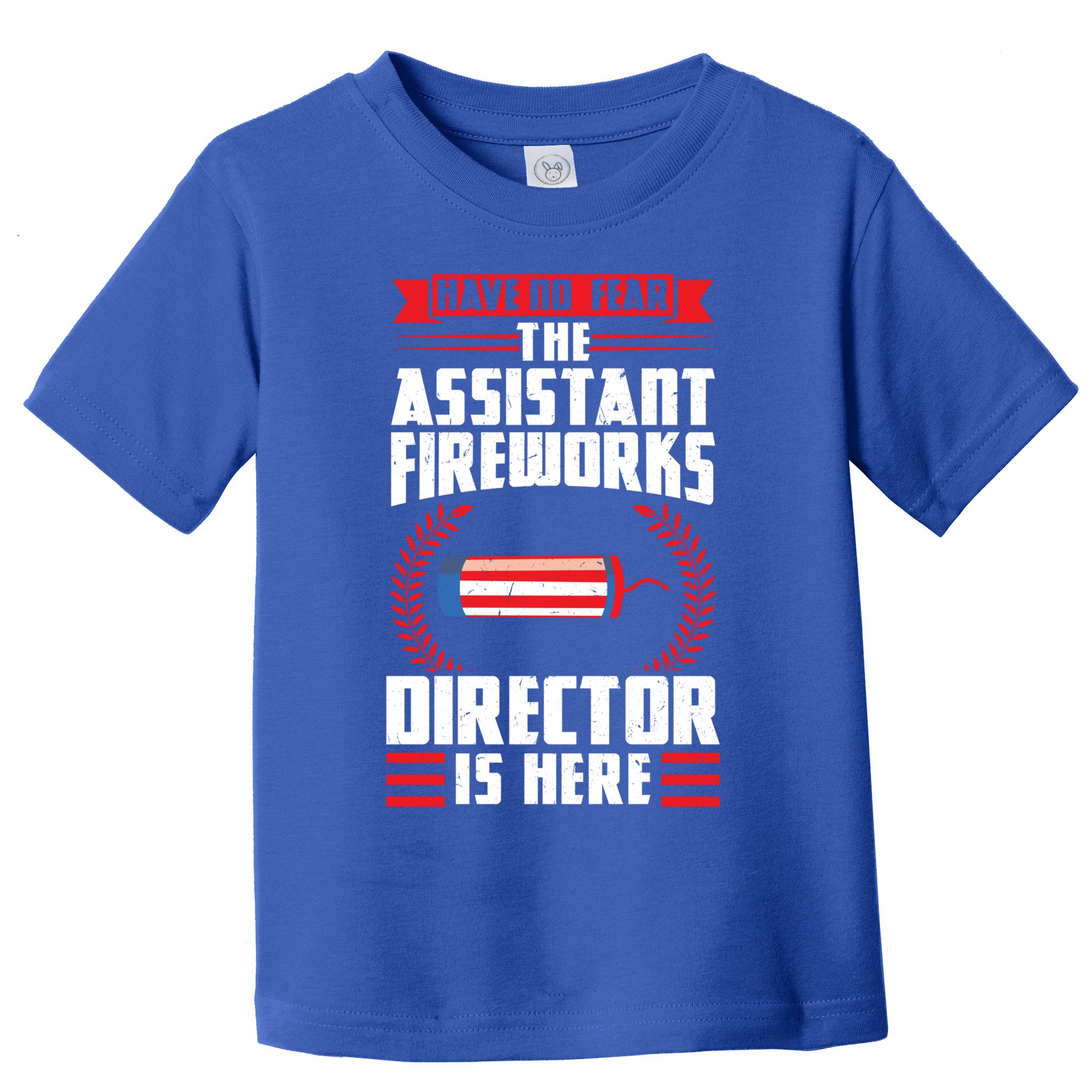 Have No Fear The Assistant Fireworks Director Firework Usa Funny Gift Toddler T-Shirt
