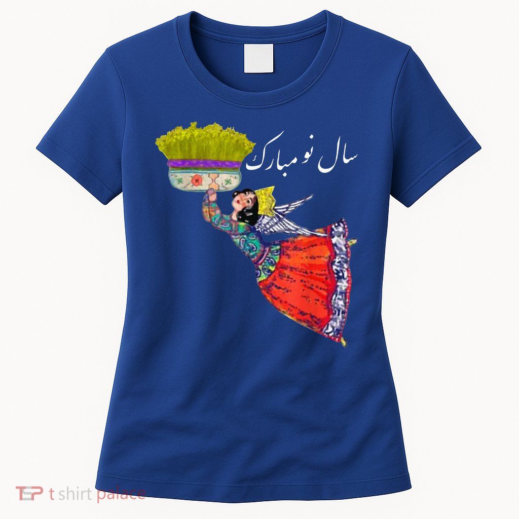Happy Nowruz Festival Haft-Seen Table Persian Tradition  Womens T-Shirt