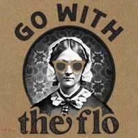 History Nurse Florence Nightingale Go With The Flo Cotton Canvas Backpack