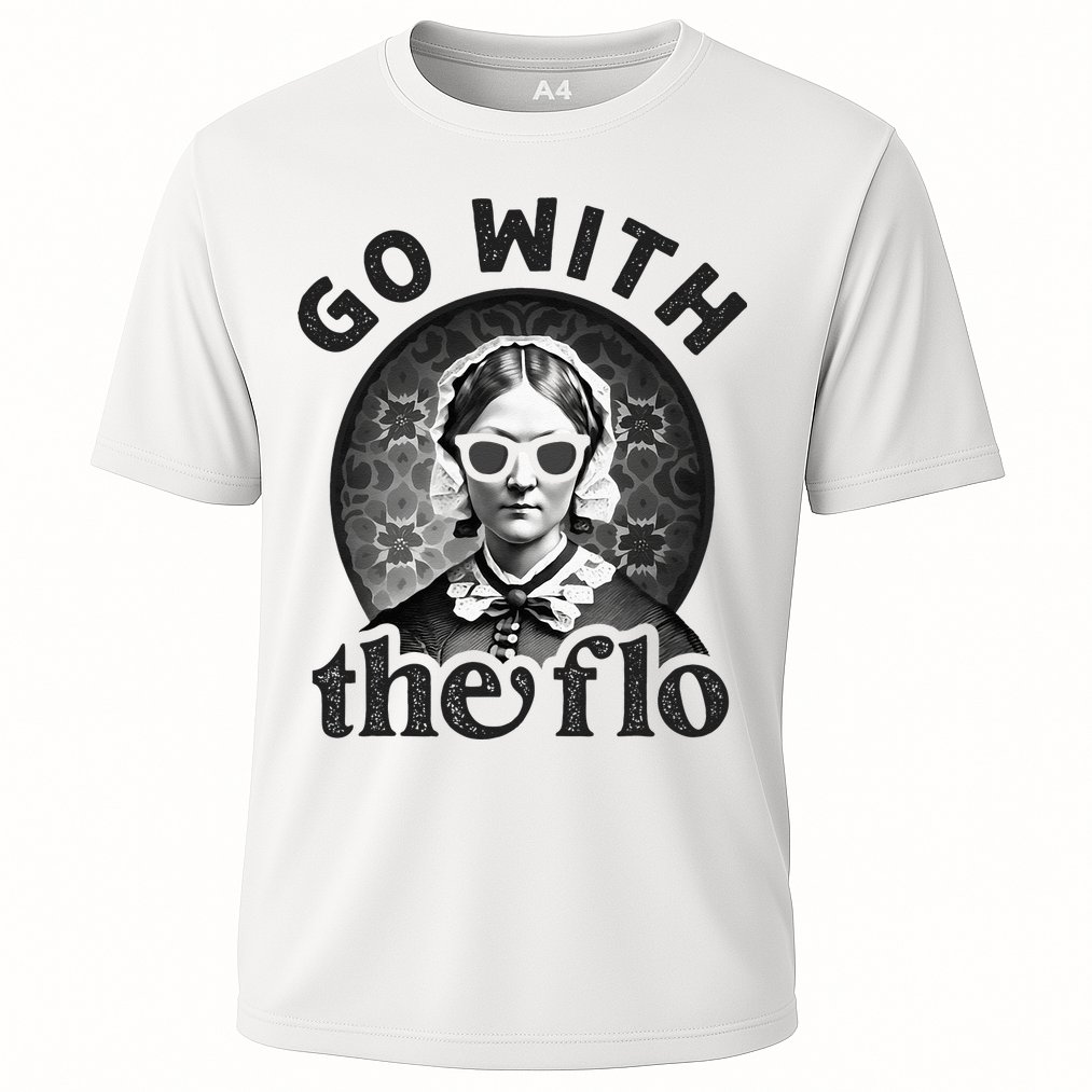 History Nurse Florence Nightingale Go With The Flo Cooling Performance Crew T-Shirt