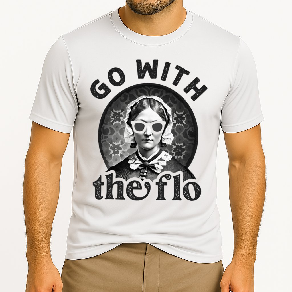 History Nurse Florence Nightingale Go With The Flo Cooling Performance Crew T-Shirt