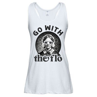 History Nurse Florence Nightingale Go With The Flo Ladies Essential Flowy Tank