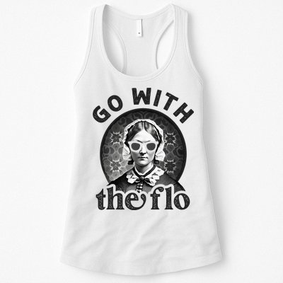 History Nurse Florence Nightingale Go With The Flo Womens Tank Top