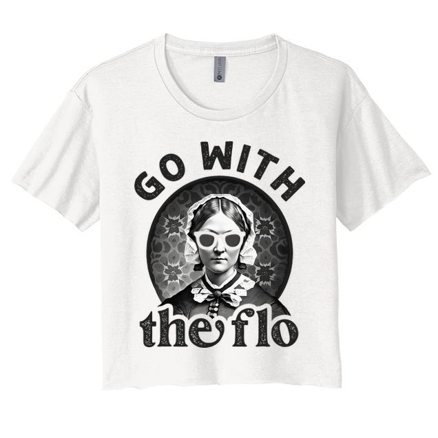 History Nurse Florence Nightingale Go With The Flo Crop Top