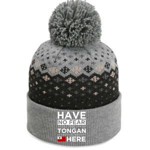 Have No Fear The Tongan Is Here Pride Gift Proud Tonga Gift The Baniff Cuffed Pom Beanie