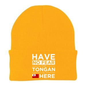 Have No Fear The Tongan Is Here Pride Gift Proud Tonga Gift Knit Cap Winter Beanie