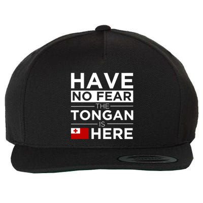 Have No Fear The Tongan Is Here Pride Gift Proud Tonga Gift Wool Snapback Cap