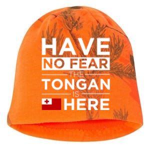 Have No Fear The Tongan Is Here Pride Gift Proud Tonga Gift Kati - Camo Knit Beanie