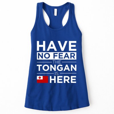 Have No Fear The Tongan Is Here Pride Gift Proud Tonga Gift Womens Tank Top