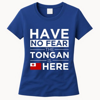 Have No Fear The Tongan Is Here Pride Gift Proud Tonga Gift Womens T-Shirt