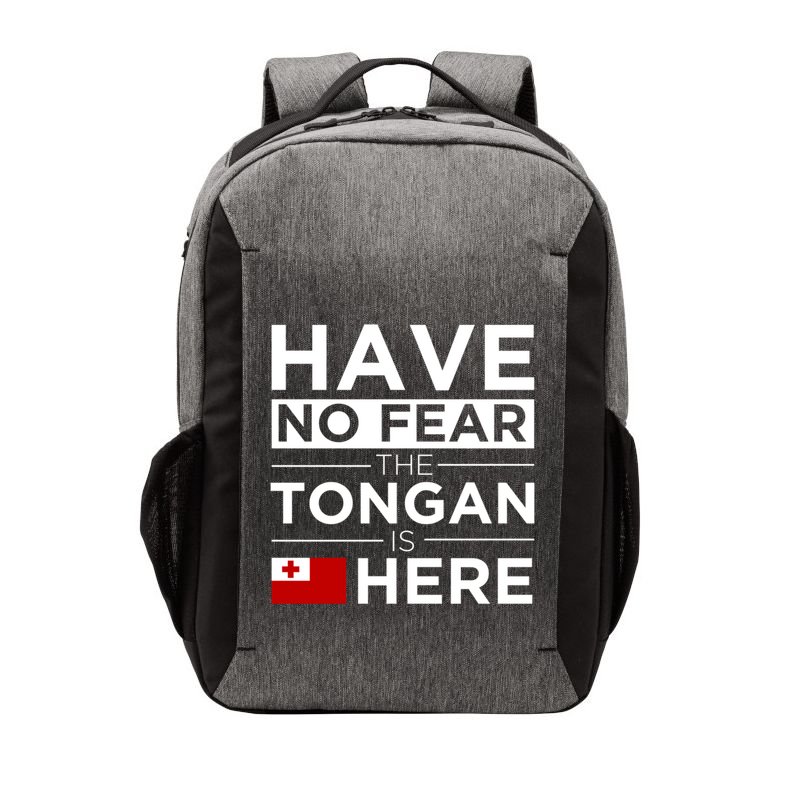 Have No Fear The Tongan Is Here Pride Gift Proud Tonga Gift Vector Backpack