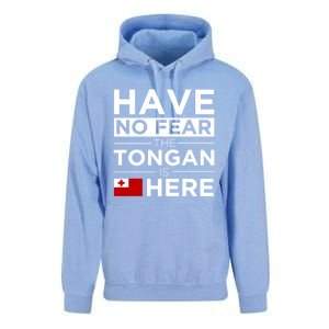 Have No Fear The Tongan Is Here Pride Gift Proud Tonga Gift Unisex Surf Hoodie