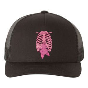 Halloween Nu Goth Pink Bat Pastel Goth Yupoong Adult 5-Panel Trucker Hat