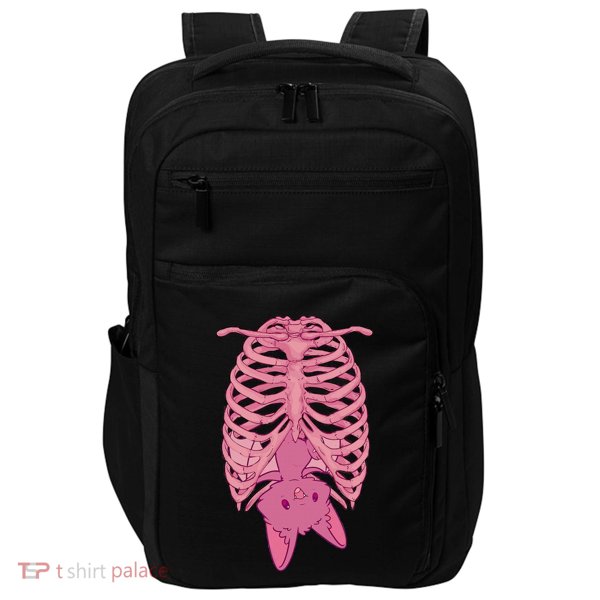 Halloween Nu Goth Pink Bat Pastel Goth Impact Tech Backpack