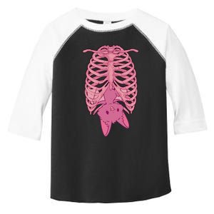 Halloween Nu Goth Pink Bat Pastel Goth Toddler Fine Jersey T-Shirt