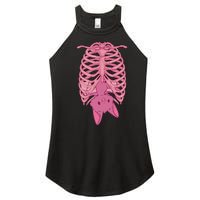 Halloween Nu Goth Pink Bat Pastel Goth Women's Perfect Tri Rocker Tank