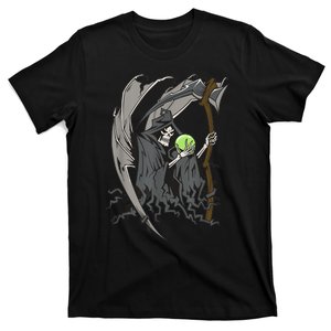 Halloween Novelty Gift Grim Reaper Men Women T-Shirt