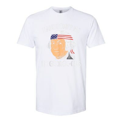 Handsome No Georgeous Washington Funny 4th Of July Fourth Softstyle® CVC T-Shirt