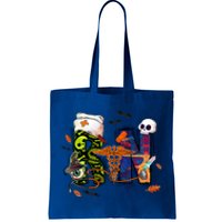 Halloween Nurse Gift Spooky Halloween Nurse Custom Cool Gift Tote Bag