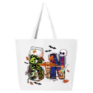 Halloween Nurse Gift Spooky Halloween Nurse Custom Cool Gift 25L Jumbo Tote