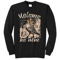 Hawaii Nene Goose Malama Ka Nene Endemic Bird Of Hawaii Sweatshirt