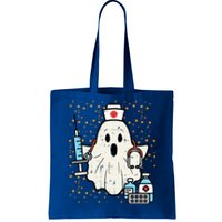 Halloween Nurse Ghost Boo Nursing Scrub Top Costume Cute Gift Tote Bag