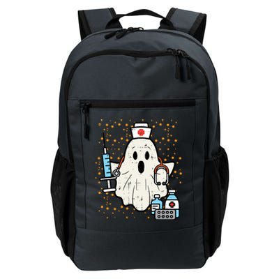 Halloween Nurse Ghost Boo Nursing Scrub Top Costume Cute Gift Daily Commute Backpack