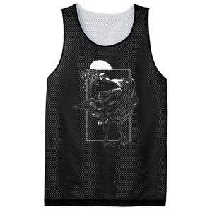 Halloween Night Gift Idea Birds Crow Mesh Reversible Basketball Jersey Tank