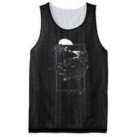 Halloween Night Gift Idea Birds Crow Mesh Reversible Basketball Jersey Tank