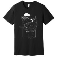 Halloween Night Gift Idea Birds Crow Premium T-Shirt