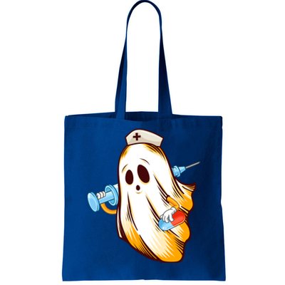 Halloween Nurse Ghost Scrub Nursing Cute Meaningful Gift Tote Bag